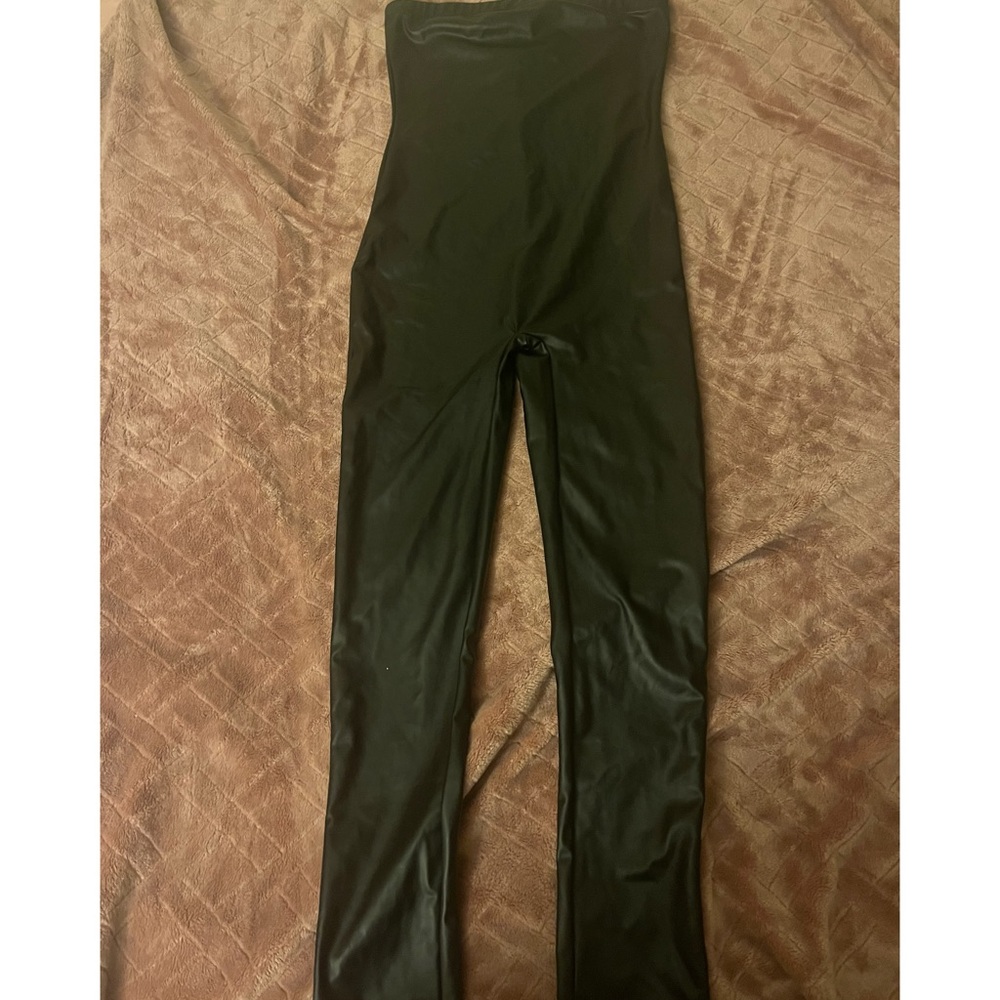 Black Strapless Jumpsuit